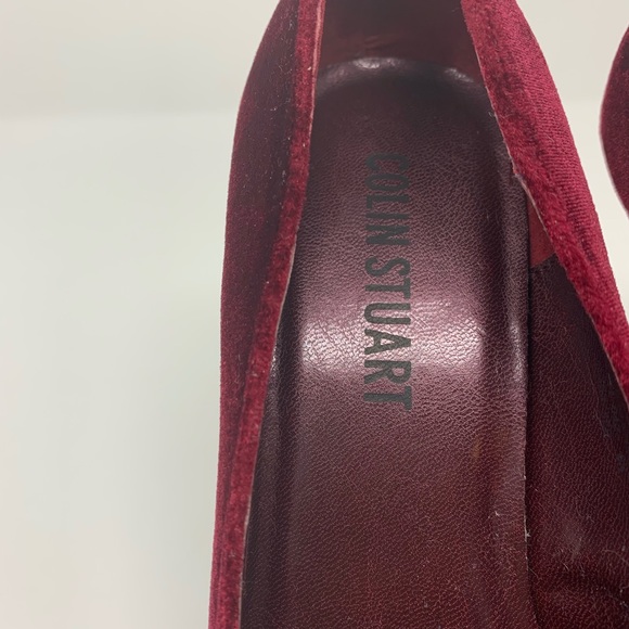 Colin Stuart Velvet Platform Heel - Picture 5 of 7